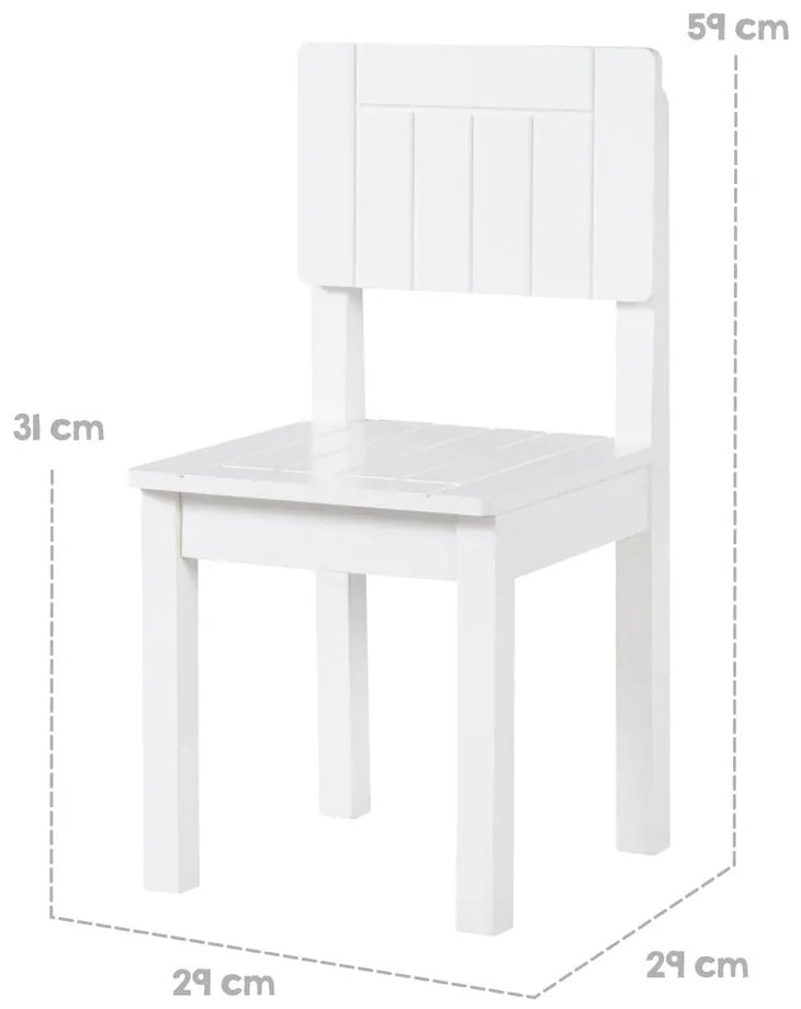 Sedia per bambini bianca – Roba