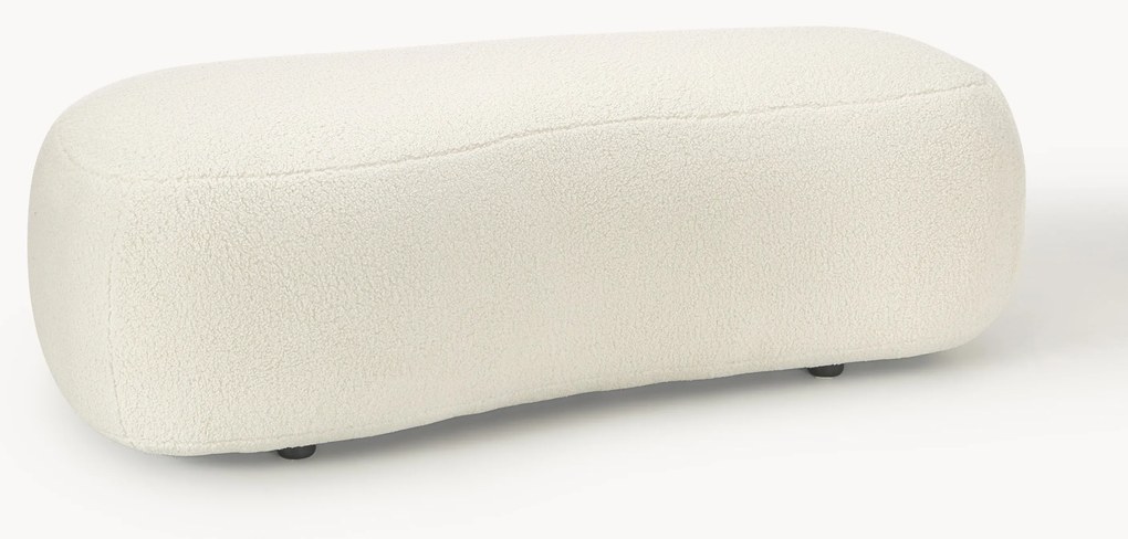 Pouf XL in teddy Alba