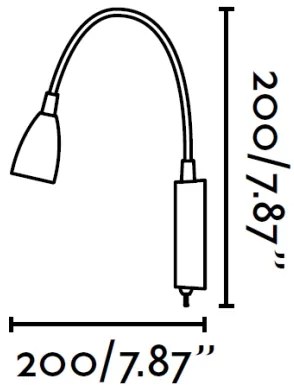 FARO 40994 - Applique LOKE LED/3W/230V