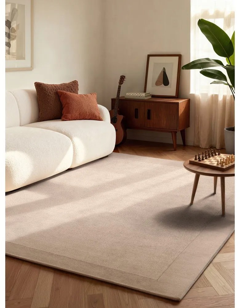 Tappeto beige in misto lana tessuto a mano 200x300 cm Kari – Villeroy&amp;Boch