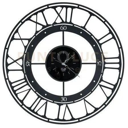 Orologio di design da parete koros 71 nero