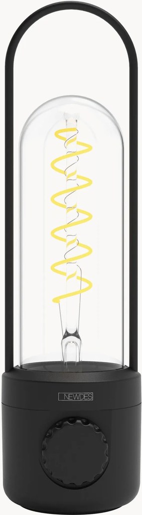 Lampada da tavolo a LED da esterno Coil Black