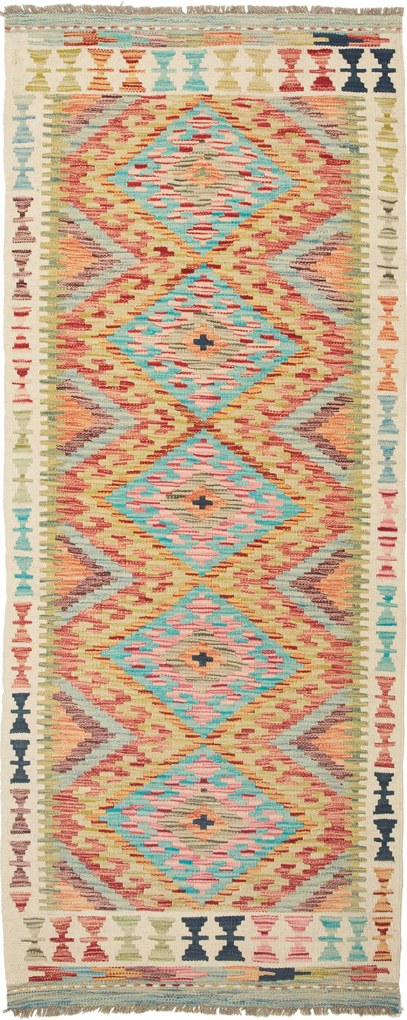 Kilim Tappeto 200x80 (Pakistan) Tessuto A Mano