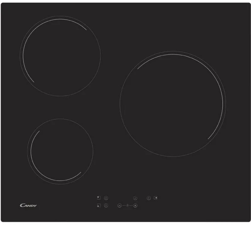 Piano cottura in vetroceramica Candy 60cm, CH63CT