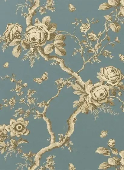 Tapete Ashfield Floral von Ralph Lauren - Tourmaline