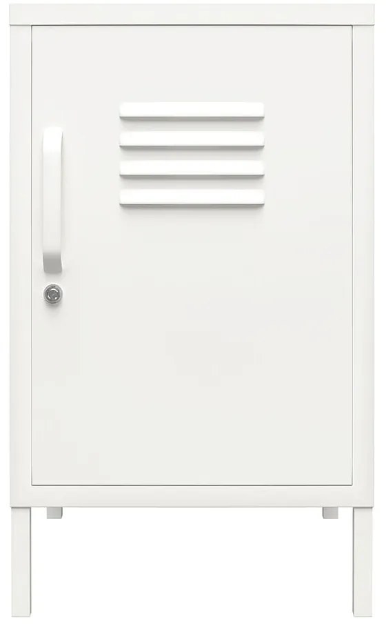 Comodino in metallo bianco Mission District - Støraa