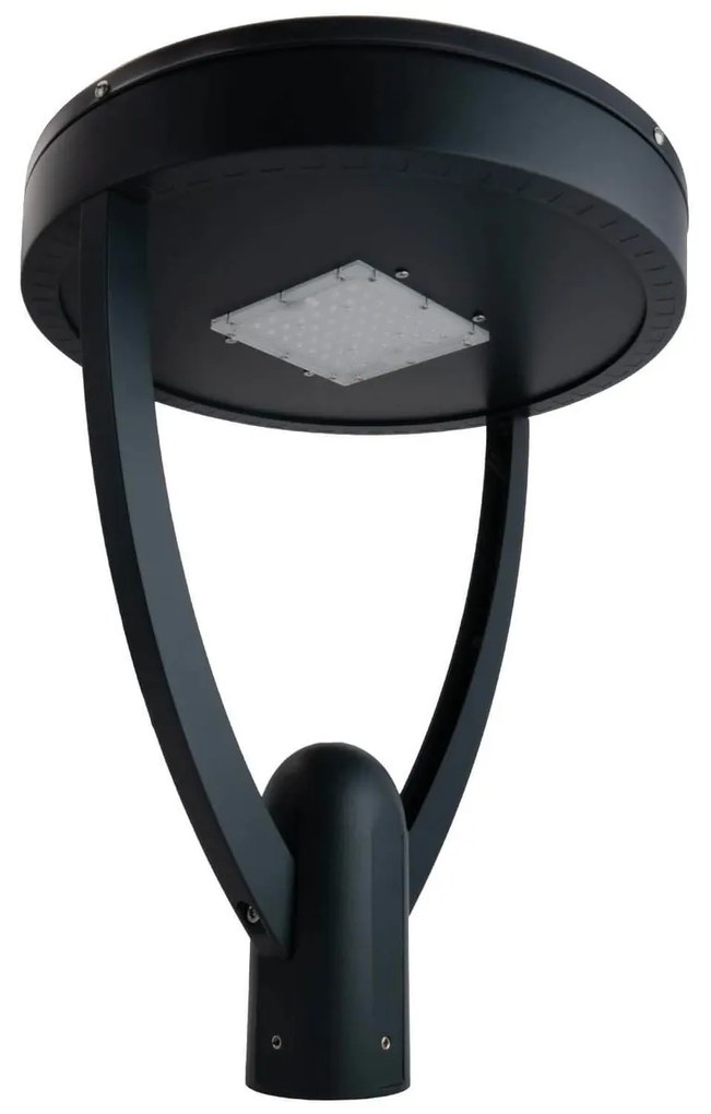 Lampione Stradale 40W 120lm/W Iron Black - Lumileds Colore Bianco Naturale 4.000K