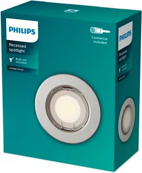 Philips - Faretto da incasso PERIDOT 1xGU10/7W/230V argento
