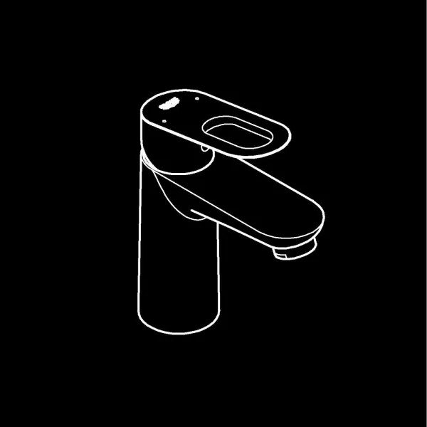 GROHE 32854000 - Miscelatore per lavabo BAULOOP, cromo lucido