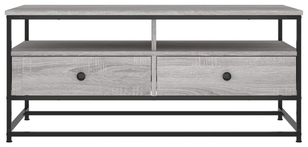 Tavolino da Salotto Grigio Sonoma 100x51x45cm Legno Multistrato