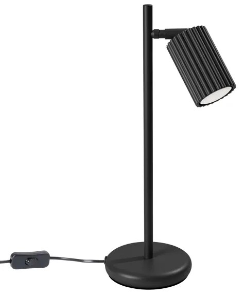 Sollux SL.1586 - Lampada da tavolo KARBON 1xGU10/10W/230V nero