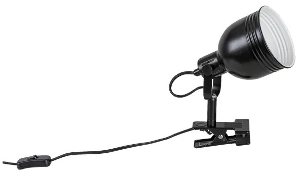 Rabalux 3092 - Faretto con clip 1xE14/25W/230V nero