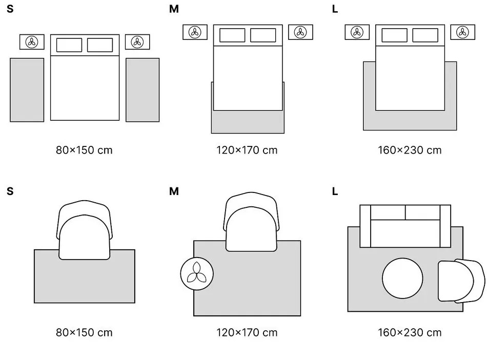 Tappeto 80x150 cm Mabel – Universal
