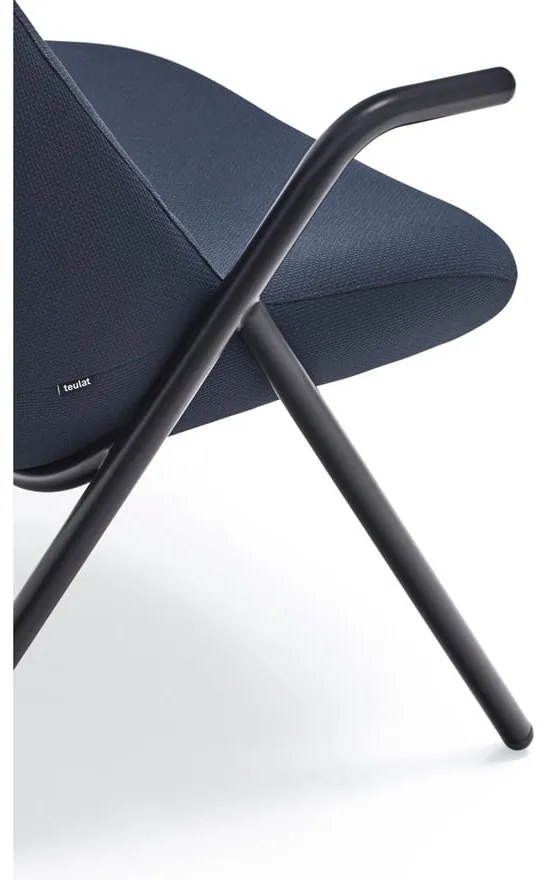 Poltrona blu scuro, altezza 114 cm Dins - Teulat