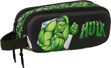 Portaoggetti Doppio Hulk Nero Verde 21 x 8 x 6 cm 3D