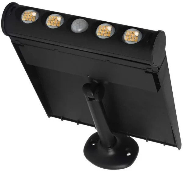 Lampada solare da parete LED 8W 3,7V IP65 3000K 4000mAh con sensore