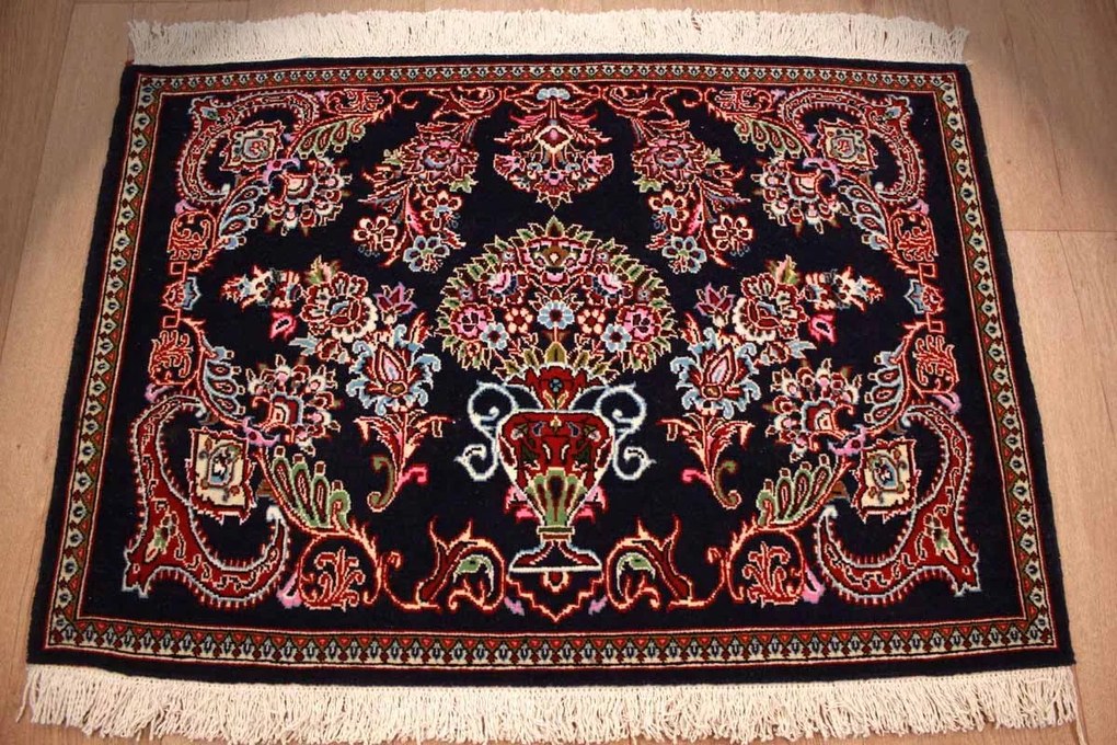 Ghom Tappeto persiano 60x90 (Iran) Annodato A Mano