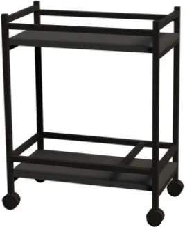 Carrello Portavivande Stile Industrial 60x34x76 Will Antracite