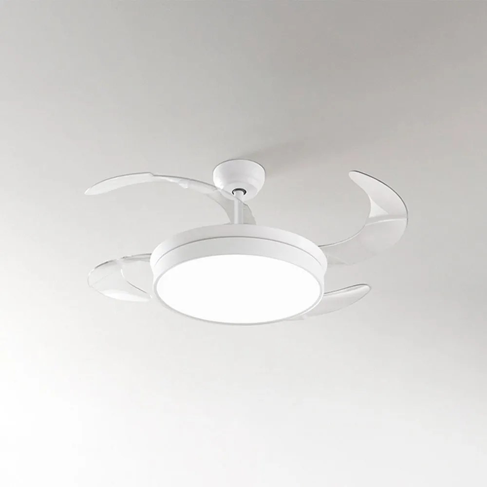 Ventilatore con struttura in metallo. Colore bianco opaco (ULTIMI DISPONIBILI - N°2)
