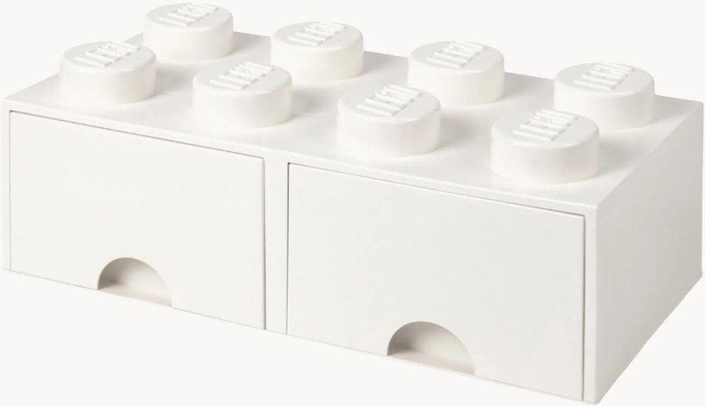 Cassettiera per bambini LEGO con 8 manopole Brick