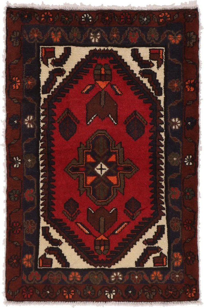 Hamedan Tappeto 110 x 80 (Iran) Annodato A Mano