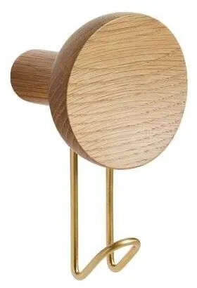 Woud - Around Gancio per cappotto Large Oak/Brass Woud