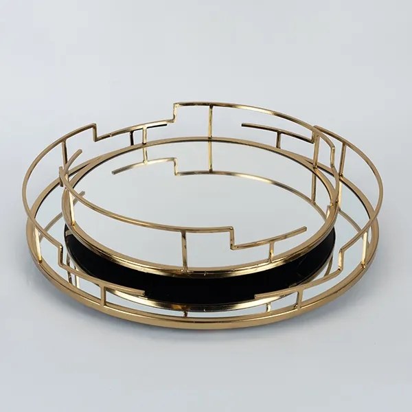 SET 2x Vassoio decorativo diametro 39/30,5 cm