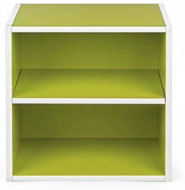 CUBO SANTORINI MENSOLA COMPOSITE VERDE
