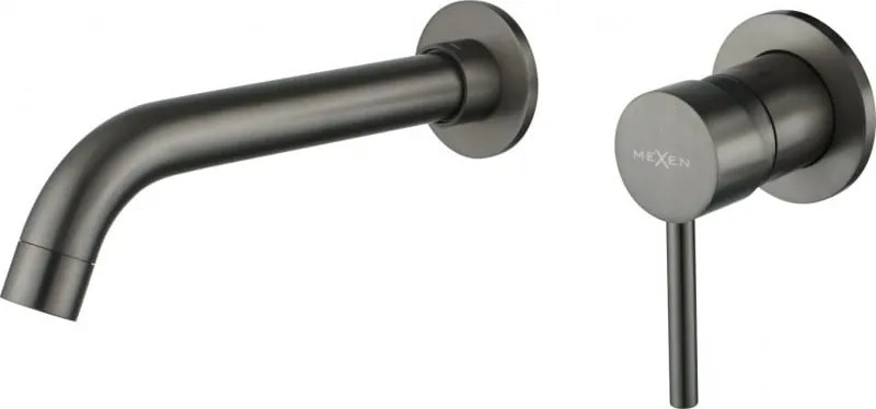 Mexen Alma batteria lavabo incassata, grafite - 75015-66