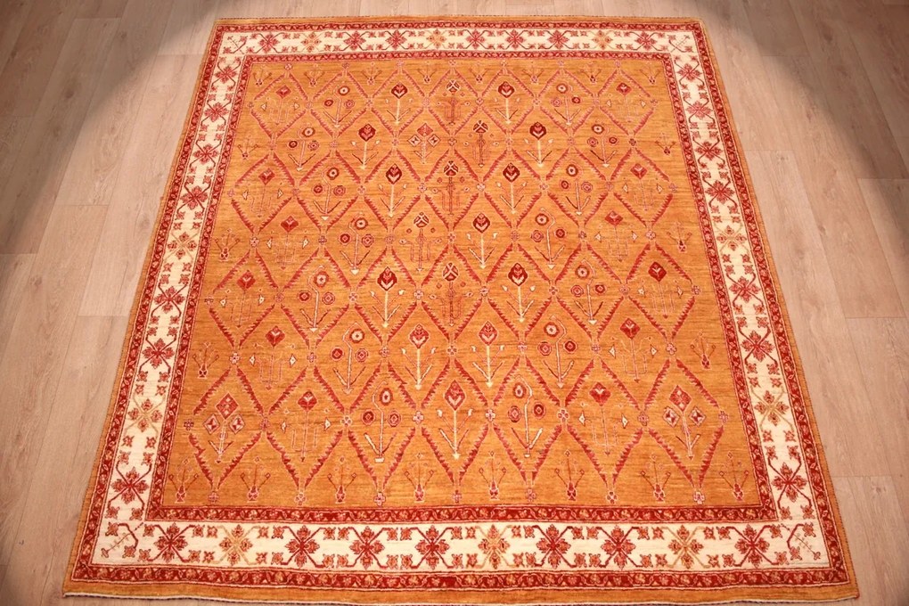 Gashghai Tappeto 220x200 (Iran) Annodato A Mano