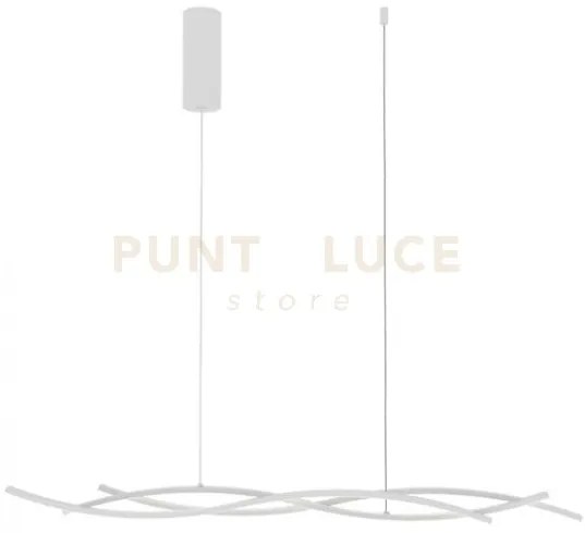 Lampadario a sospensione led kinetic bianca 40w 5100lm cct 3000k 40...