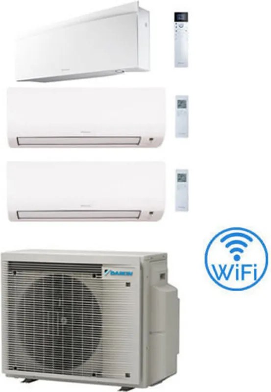 Daikin - Climatizzatore garanzia italia emura + comfora Trial Split Inverter 9000 + 12000 + 12000 btu con u.e. 3MXM68A9 Classe a+++/a++ novita' 2024