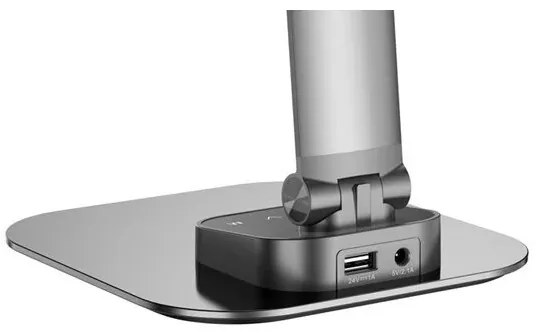 Lampada da tavolo LED dimmerabile USB 7,5W 230V 3000-5500K antracite