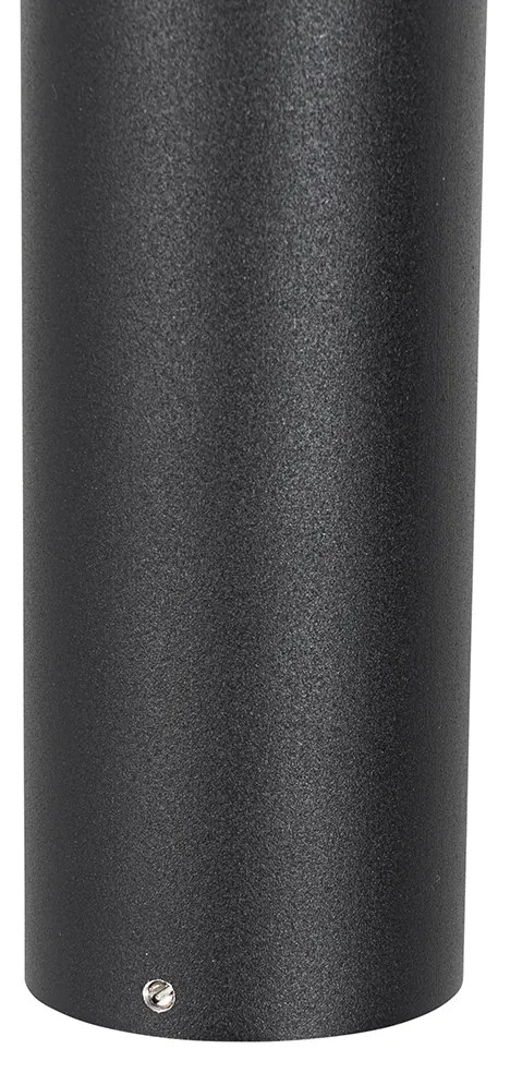 Lampada da esterno nera con picchetto e pressacavo 50cm IP44 - Solo Deluxe