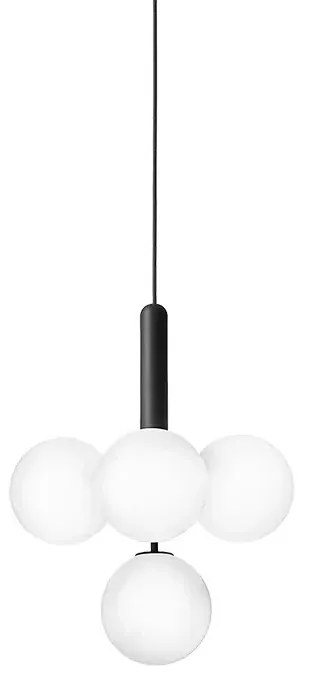 Nuura - Miira 4 Lampadario Rock Grey/Bianco Opale Nuura