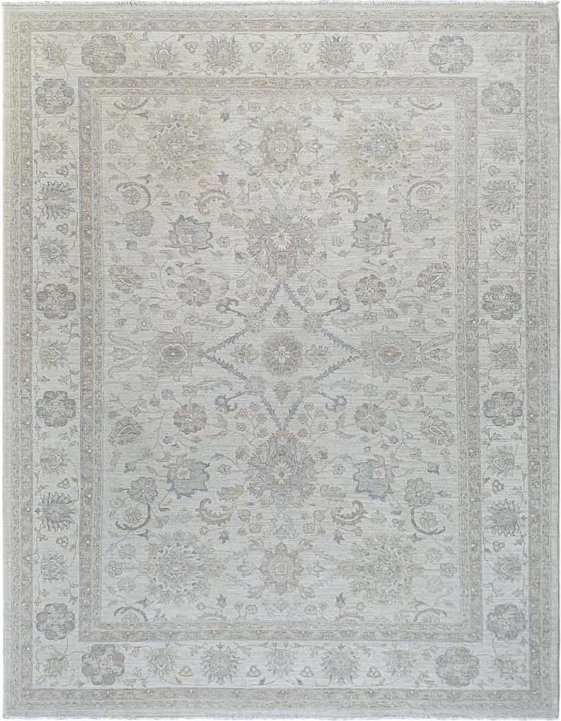 Ziegler Tappeto 360 x 280 Beige (Pakistan) Annodato A Mano