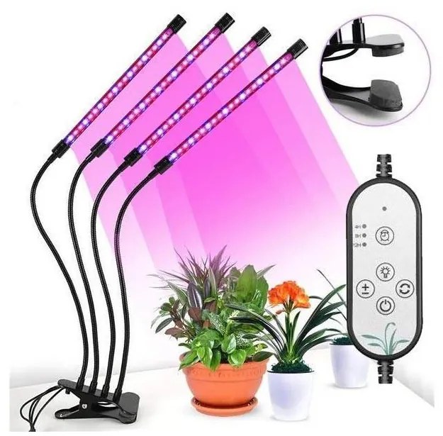 Lampada da soffitto LED dimmerabile con clip per piante in crescita LED/15W/5V