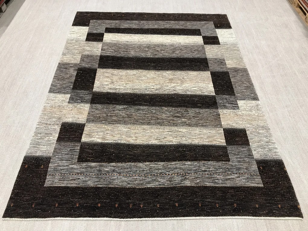 Loribaft Tappeto persiano 250 x 330 Grigio (Iran) Annodato A Mano