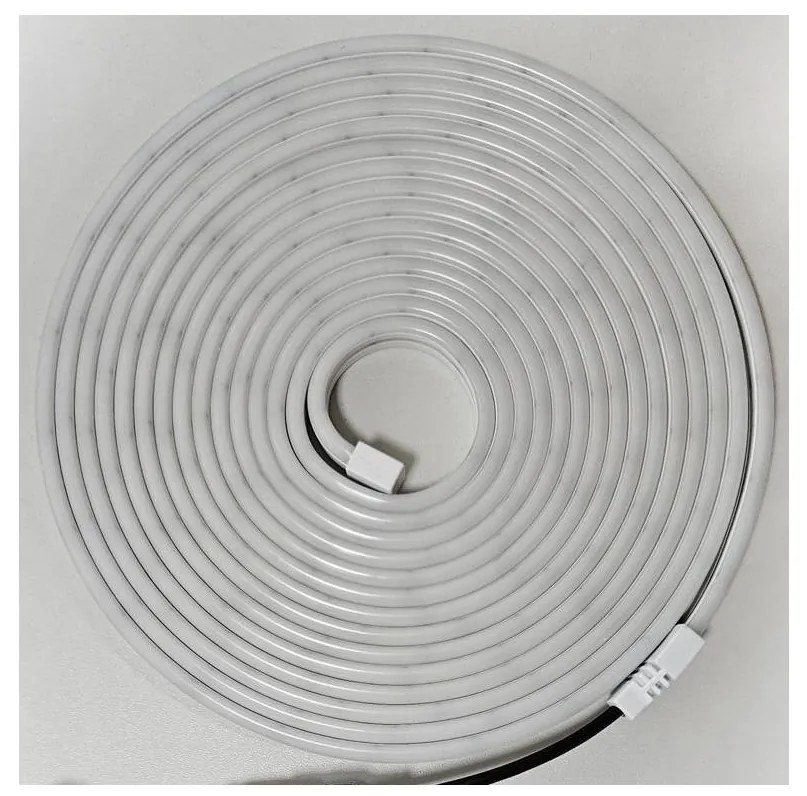 LED Striscia flessibile NEON LED/10W/230V 5 m IP65 bianco