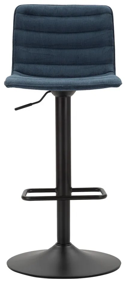 Sgabello da bar regolabile in altezza in nero petrolio (altezza seduta 61 cm) Malia - Mauro Ferretti