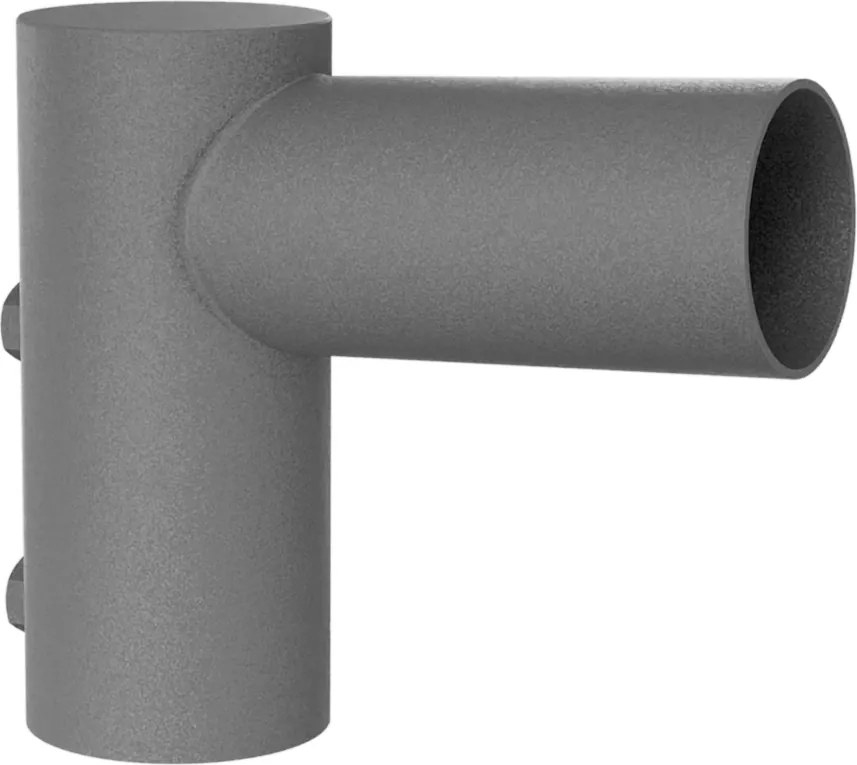 Adattatore Angolare per Lampade Stradali e Pali da Ø60 mm in Acciaio