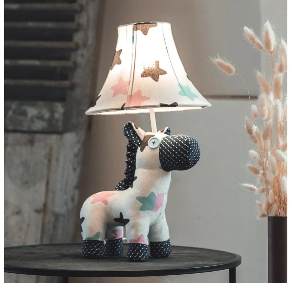 Happy Lamps - Lampada da tavolo LED per bambini FINN LED/5,4W/230V cavallo