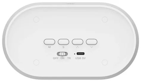 LED Piccola lampada notturna dimmerabile con sveglia KAJA LED/1,3W/5V 3000K