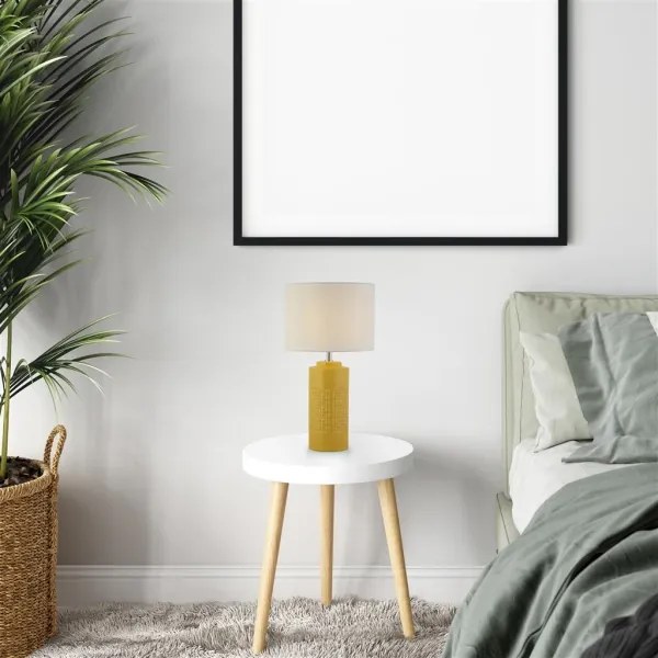 Searchlight EU60062OC - Lampada da tavolo CHARLESTON 1xE27/10W/230V ceramiche