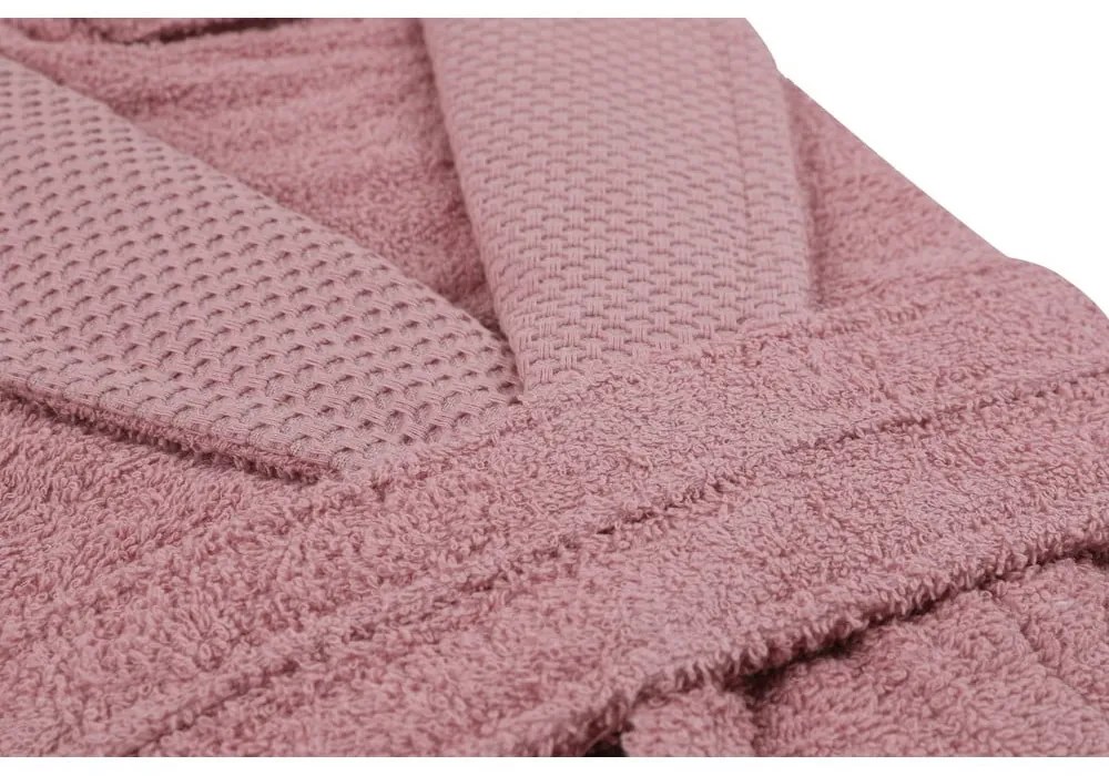 Accappatoio in cotone rosa taglia XL Cappa - Foutastic