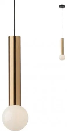 1-light suspension Gossip - Lucilla Giovane Bronzo