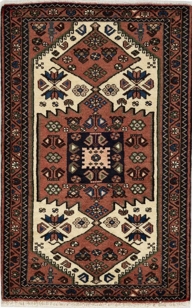 Shiraz Tappeto 130x80 (Iran) Annodato A Mano