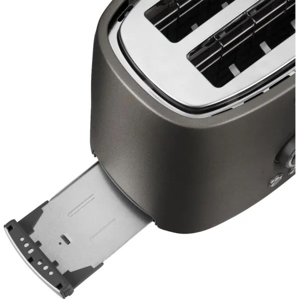 Sencor - Tostapane a due fette con griglia riscaldante, 1000 W/230 V, antracite