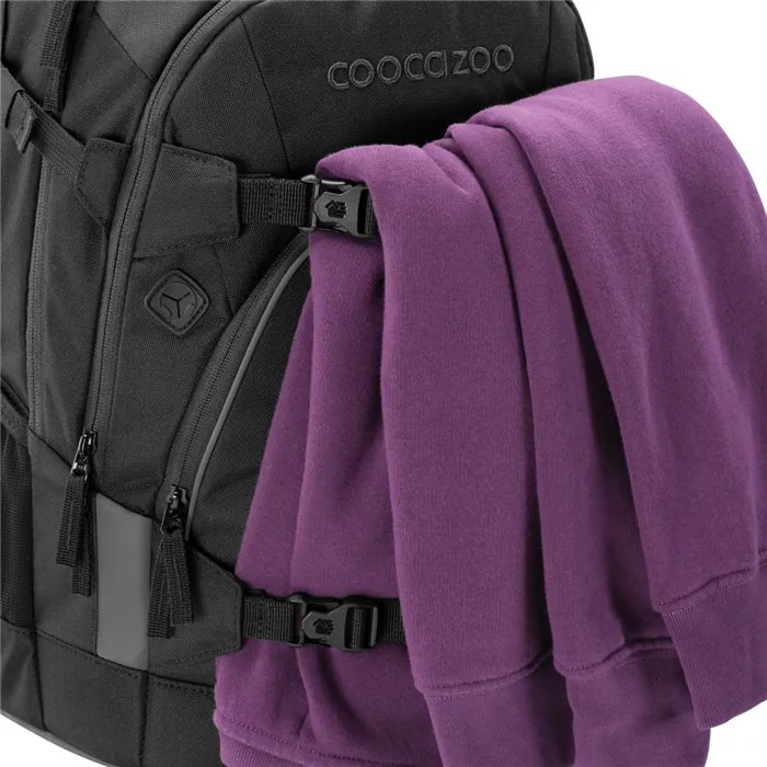 Zaino scuola coocazoo MATE, Black Coal, certificato AGR