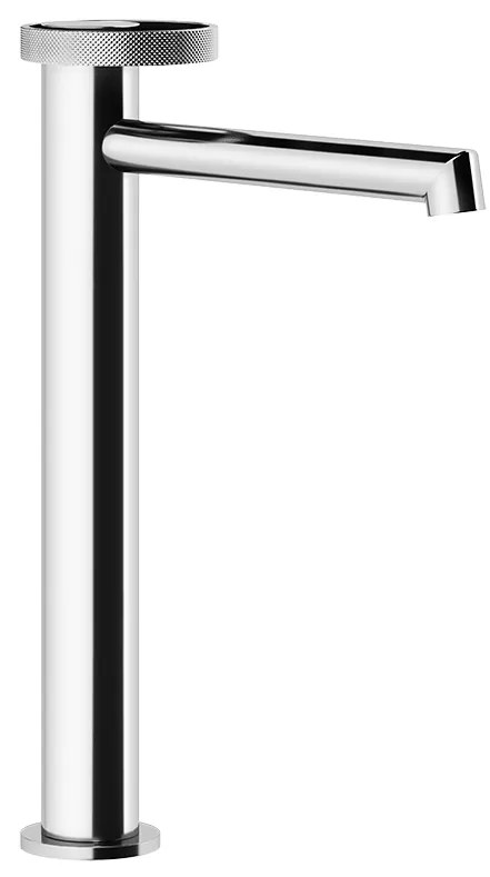 Miscelatore Lavabo Alto Bocca Lunga Senza salterello Con Flessibili Cromo Anello 63306 Gessi